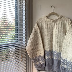 THICKEST knit sweater